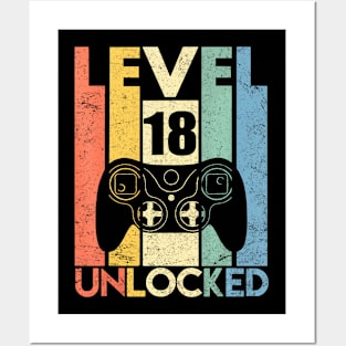 Level 18  18th Video  Birthday Posters and Art